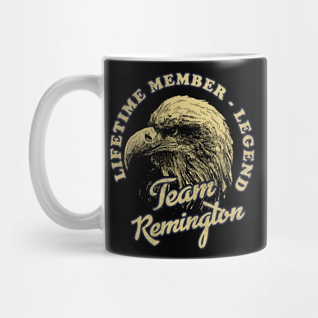 Remington Name - Lifetime Member Legend - Eagle by Stacy Peters Art